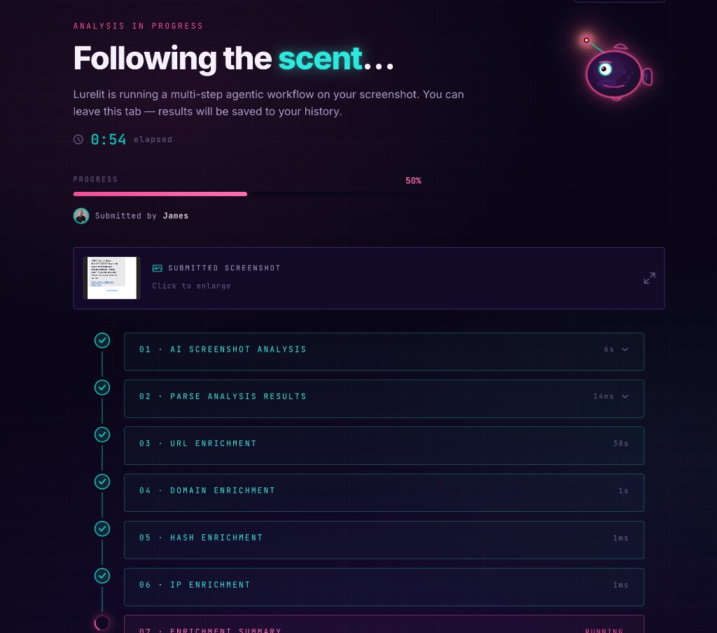 Real-time workflow progress